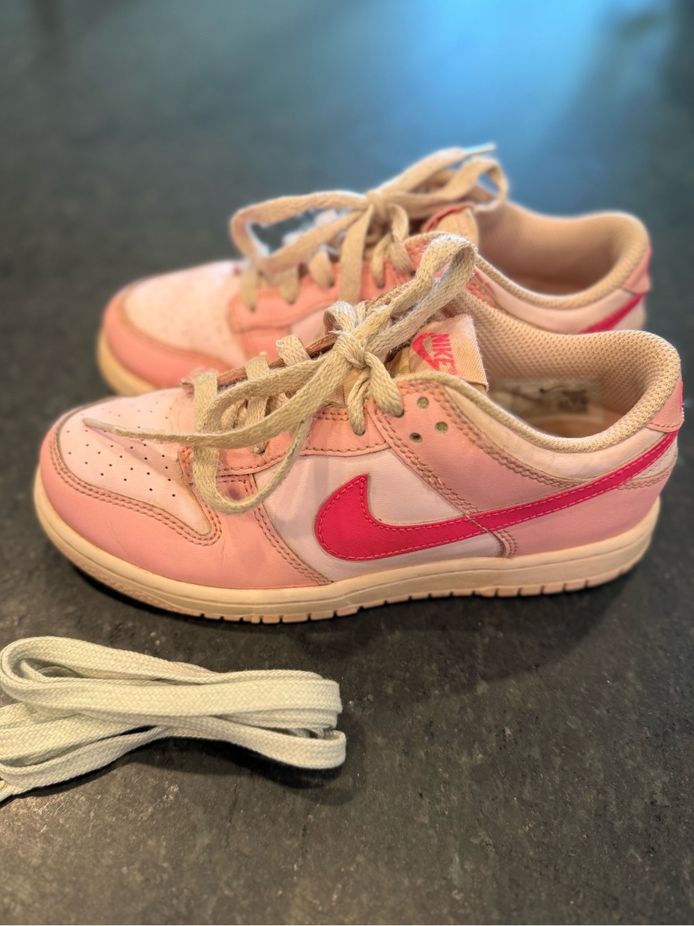Nike Dunk Low 'Triple Pink' Barbie Shoe DH9765-600 Kids Sz 2c
